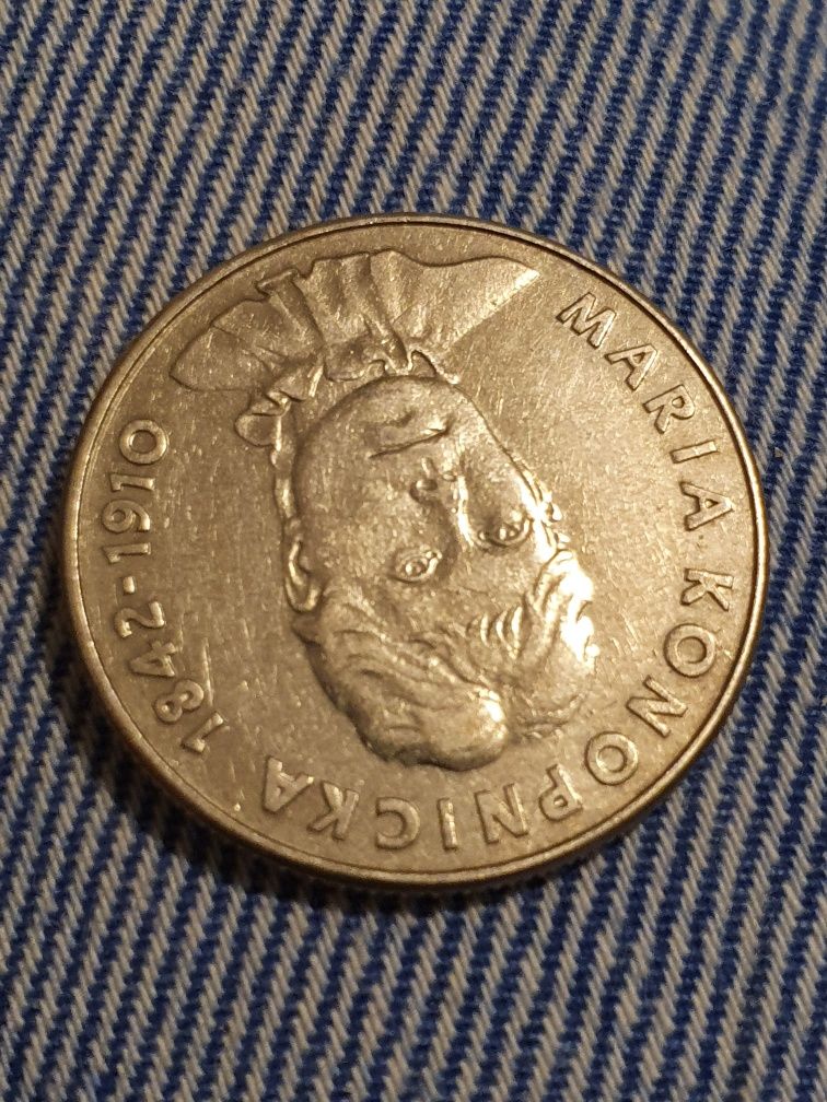 Moneta 20zl z 1978r Maria Konopnicka