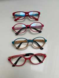Śliczne oprawki okulary dla dziewczynki dzieci