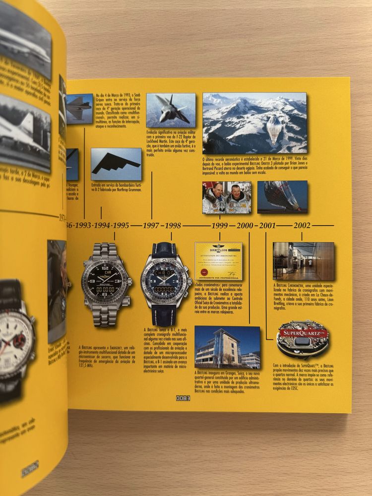 Catalogo Breitling Chronolog 04 (Ano de 2004)