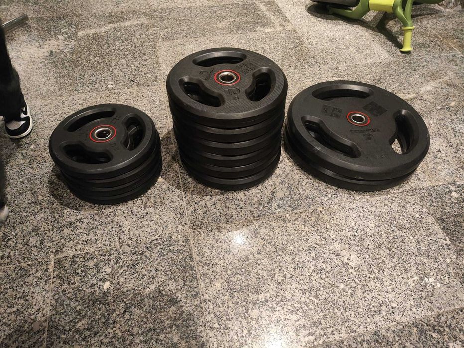 Discos musculação borracha CORENGTH