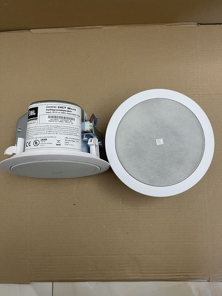 Głośnik sufitowy JBL Control 24CT glosniki białe instalacyjne 30W 100V