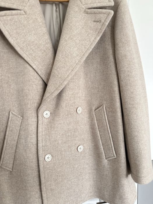 Suitsupply пальто чоловіче вовна бежеве коричневе L XL 52