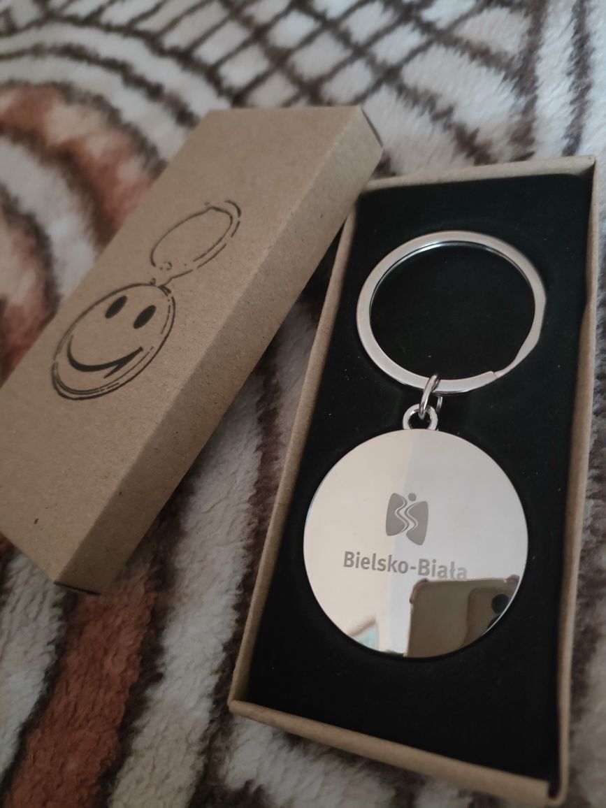 Elegancki brelok do kluczy emoji uśmiech, Bielsko-Biała - Nowy