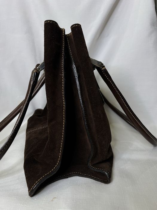 Замшева сумка vera pelle Італія