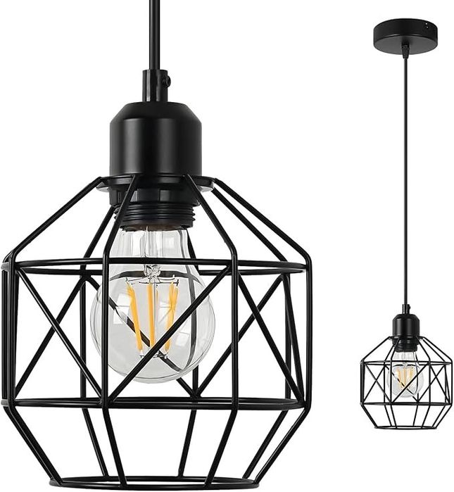 VONCI Nowoczesna lampa wisząca w stylu wiejskim