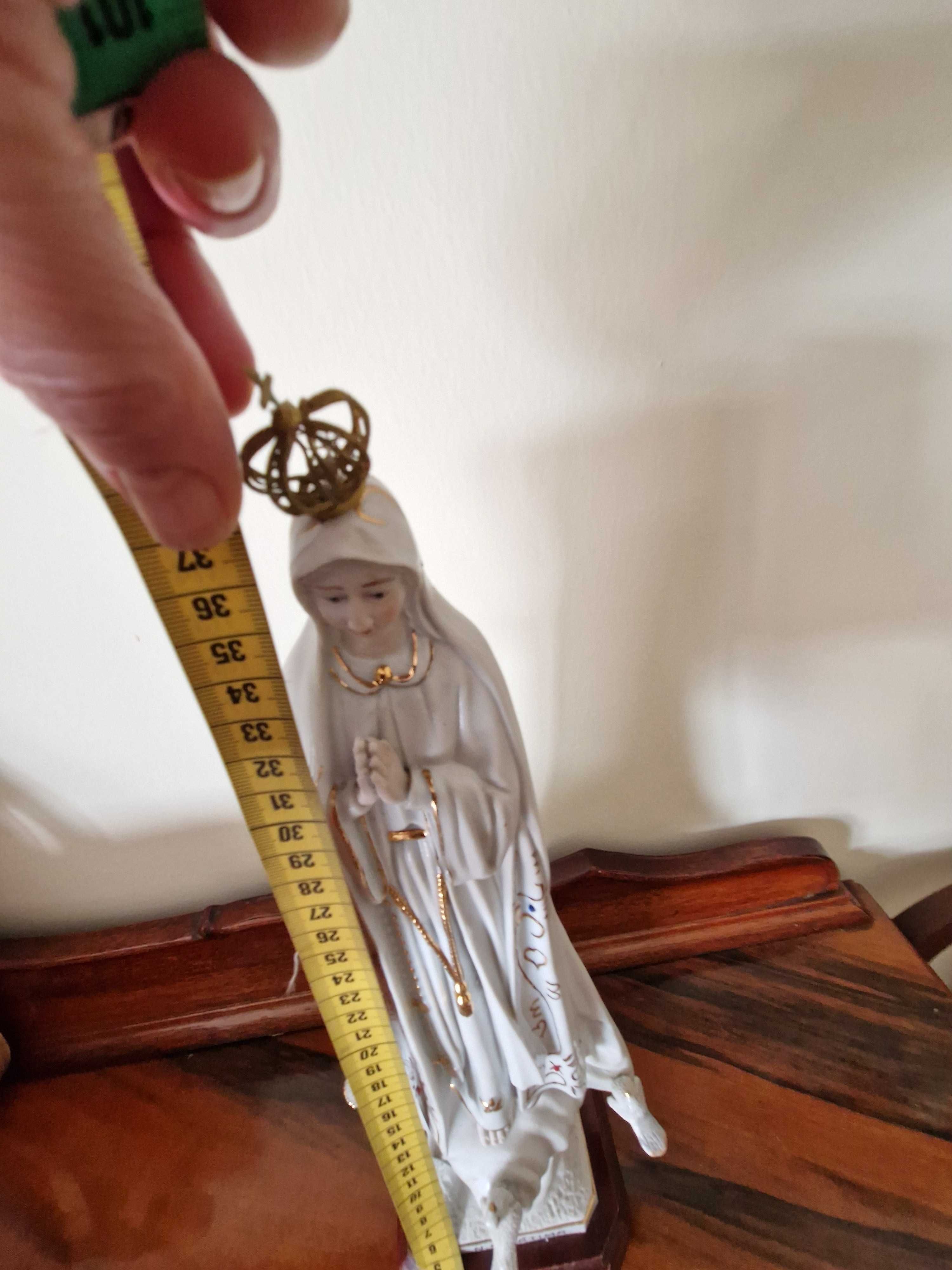 Nossa Senhora de Fátima em marfinite genuíno original de Portugal