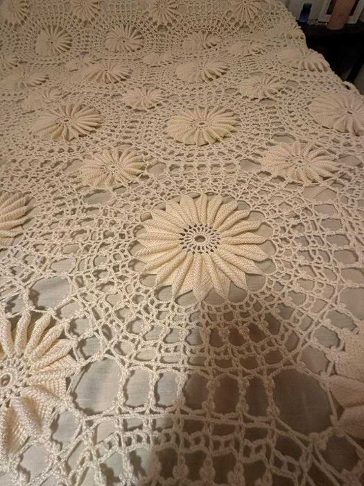 Colcha de renda antiga