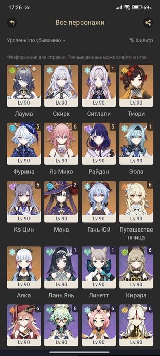 СРОЧНО! Продам личный аккаунт Genshin Impact, 60 ранг. Европа