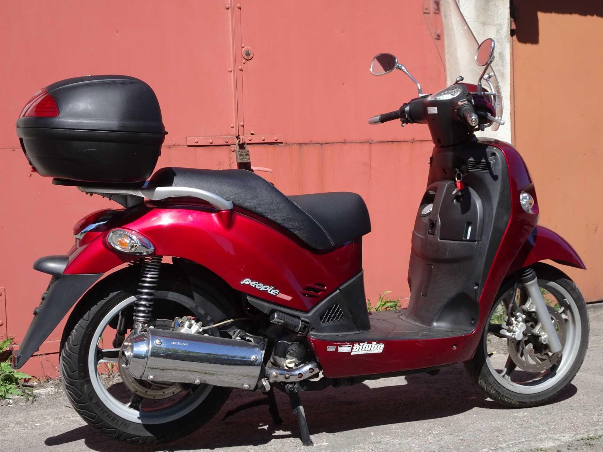 Kymco People 250 Bezwypadkowy z Niemiec  Kufer Szyba. beverly scarabeo