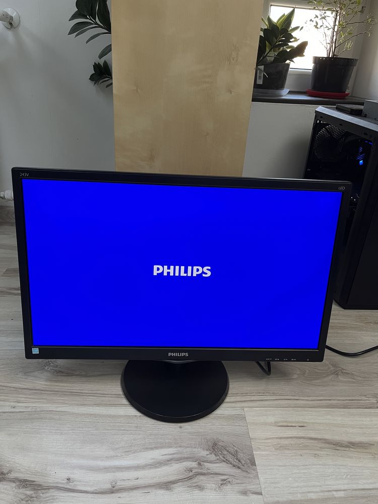 Monitor Philips 243V5LHSB/00 24” LED Full HD stan bdb