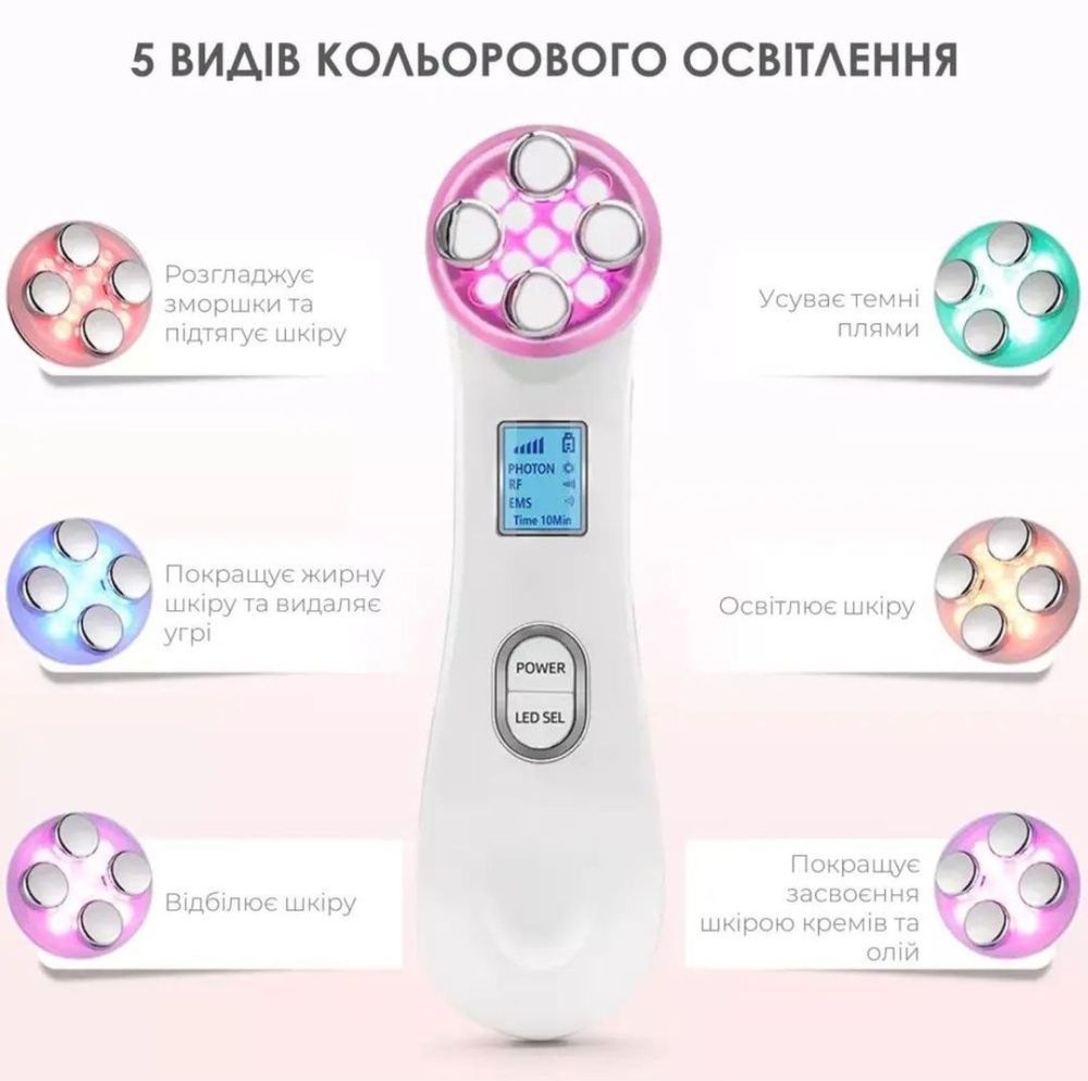 RF лифтинг Микротоки Аппарат для безинъекционной мезотерапии