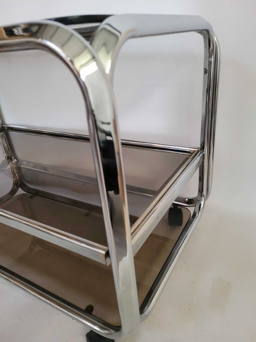 bauhaus stolik chromowany Huwa-Spiegel Pasol 88x45 h 55