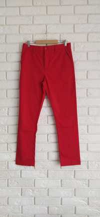 Czerwone jeansy h&m