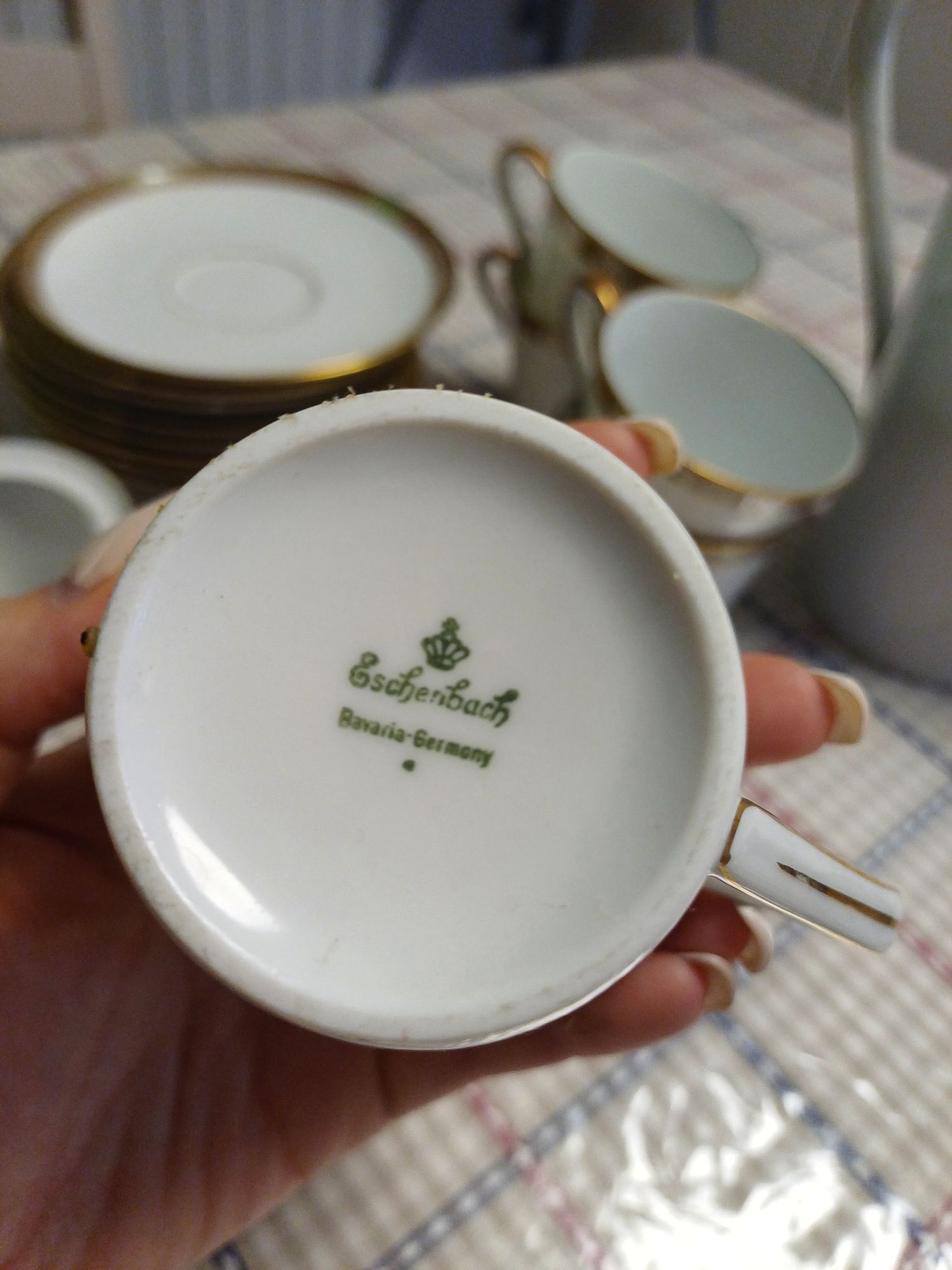Zestaw kawowy porcelana Eschenbach Bavaria - Germany USZKODZONY