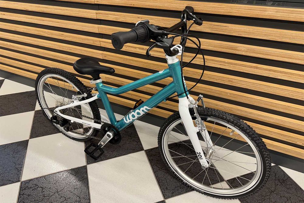 Rower dziecięcy woom 4 GO turkusowy 2025 rowery woom KRAKÓW