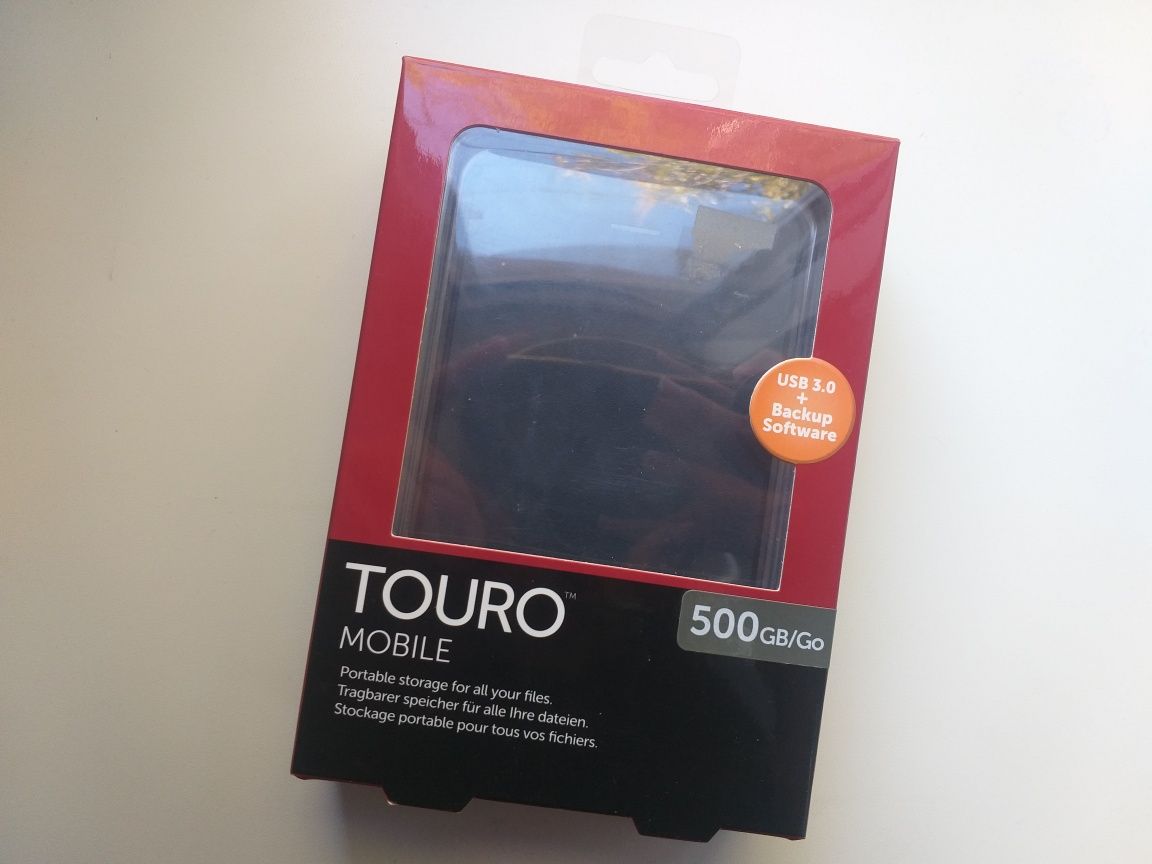 Жесткий диск Hitachi (HGST) Touro Mobile 500GB USB 3.0 External Black.
