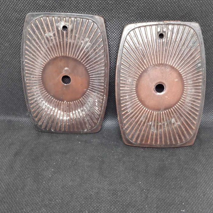 Винтажная дверная ручка в форме головы льва с кольцом полный комплект.