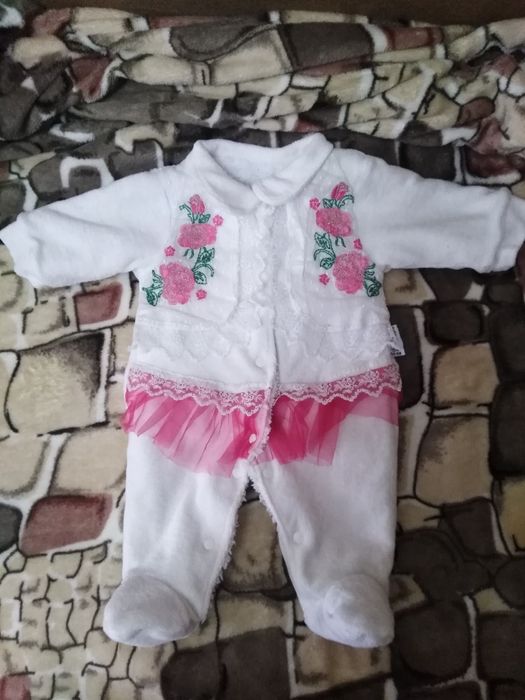 Человечек очень тёплый слип комбинезон