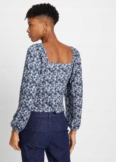 B.P.C bluzka w kwiatki marszczona ^44/46