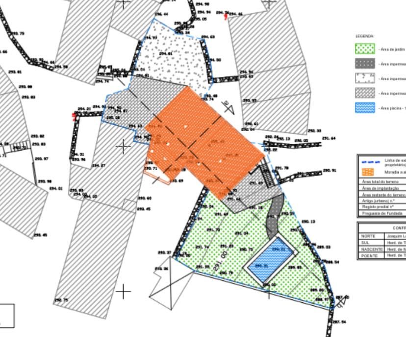 Terreno e ruína com projeto aprovado