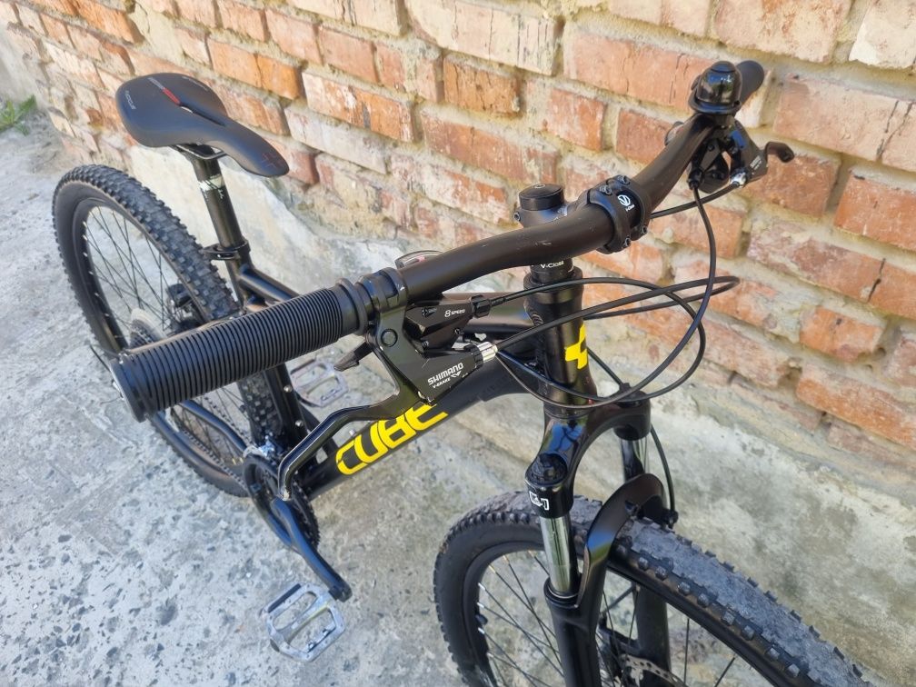Велосипед 27.5 дитячий shimano tekttro дискові гальма алюмінієвий