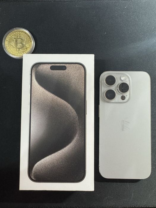 iPhone 15 pro 128GB   (Natural Titanium) фізична sim