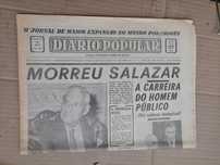 Morreu SALAZAR A Carre do Homem Público (c/Caderno Destacável) 27/7/70