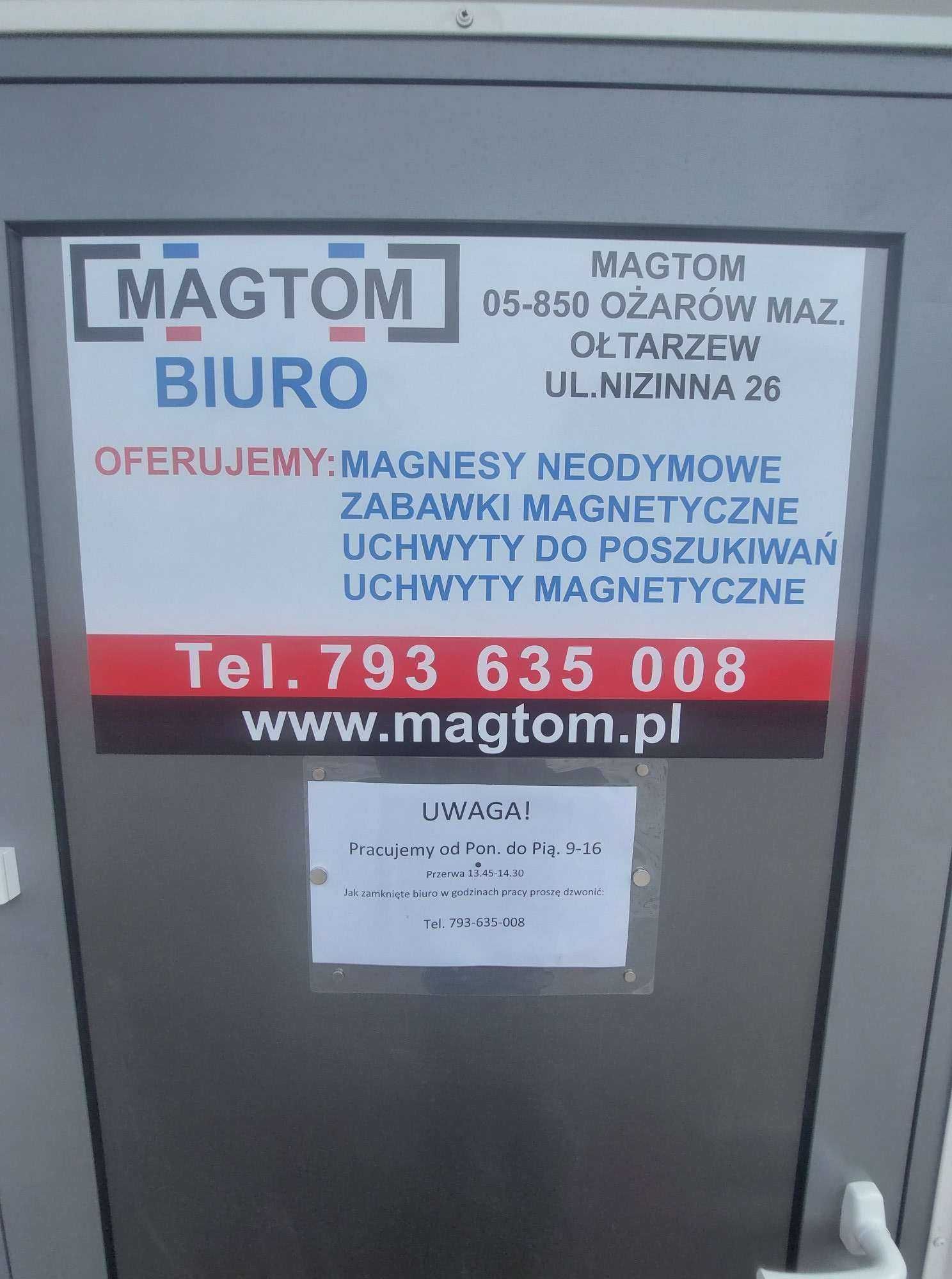 Magnes neodymowy MW 70x60 magnesy neodymowe do poszukiwań oryginalne