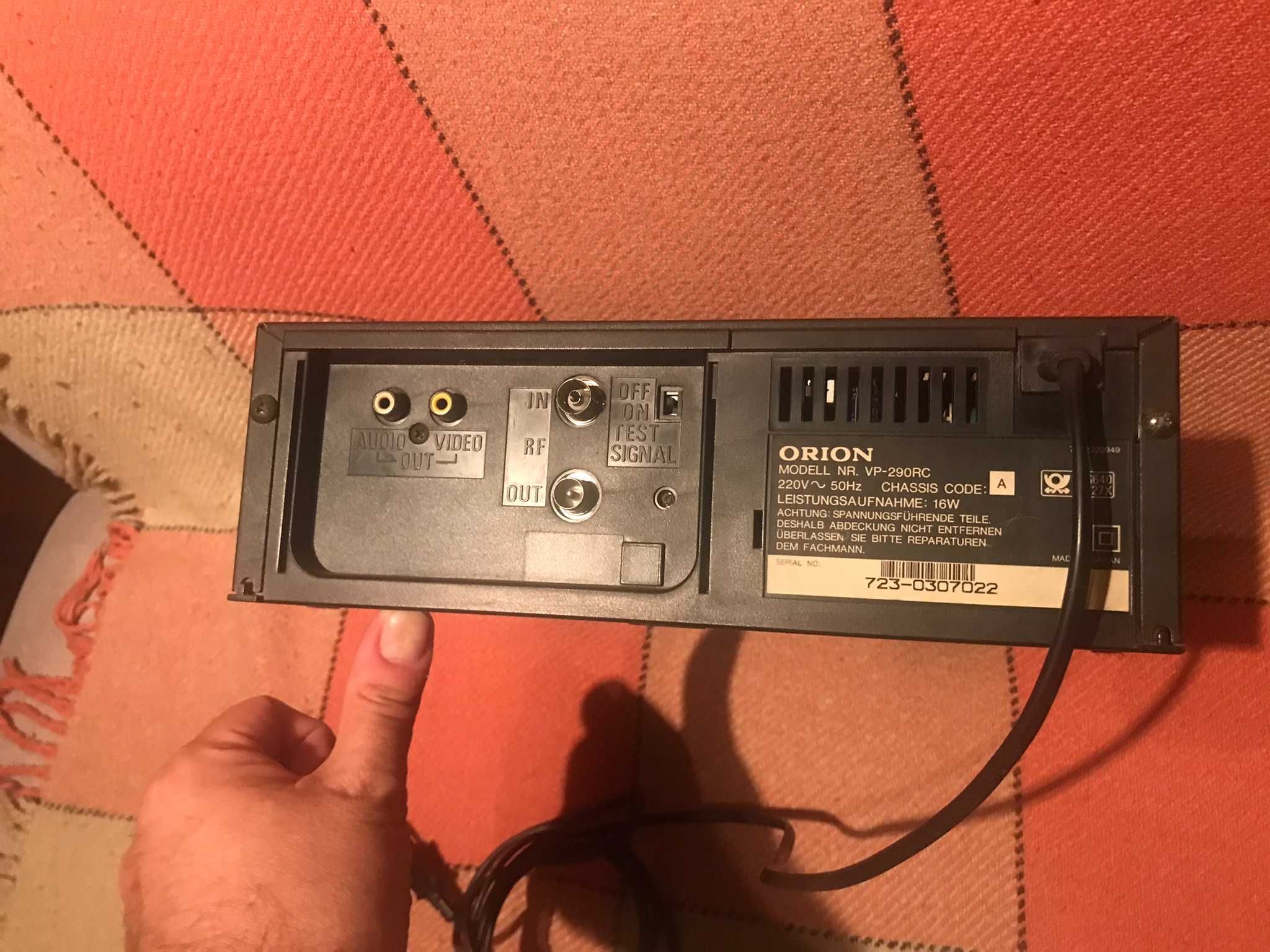 Odtwarzacz VHS Orion VP-290RC