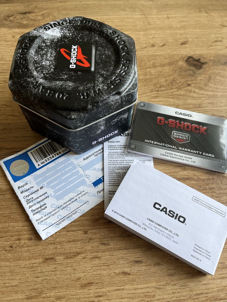 Casio G-shock GA2100 new, stealth Original 100%