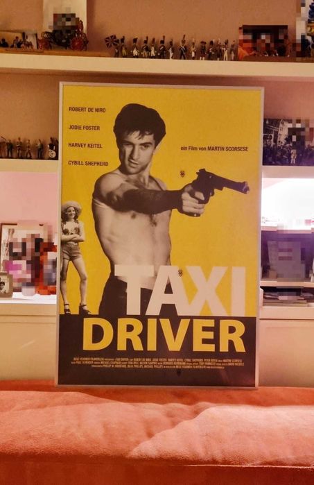 Poster com Moldura Taxi Driver Roberto de Niro