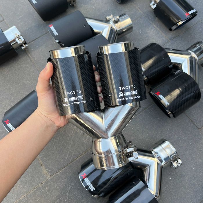 Акрапович насадки на глушник ауди, ауді, бмв, bmw, мерседес, mercedes