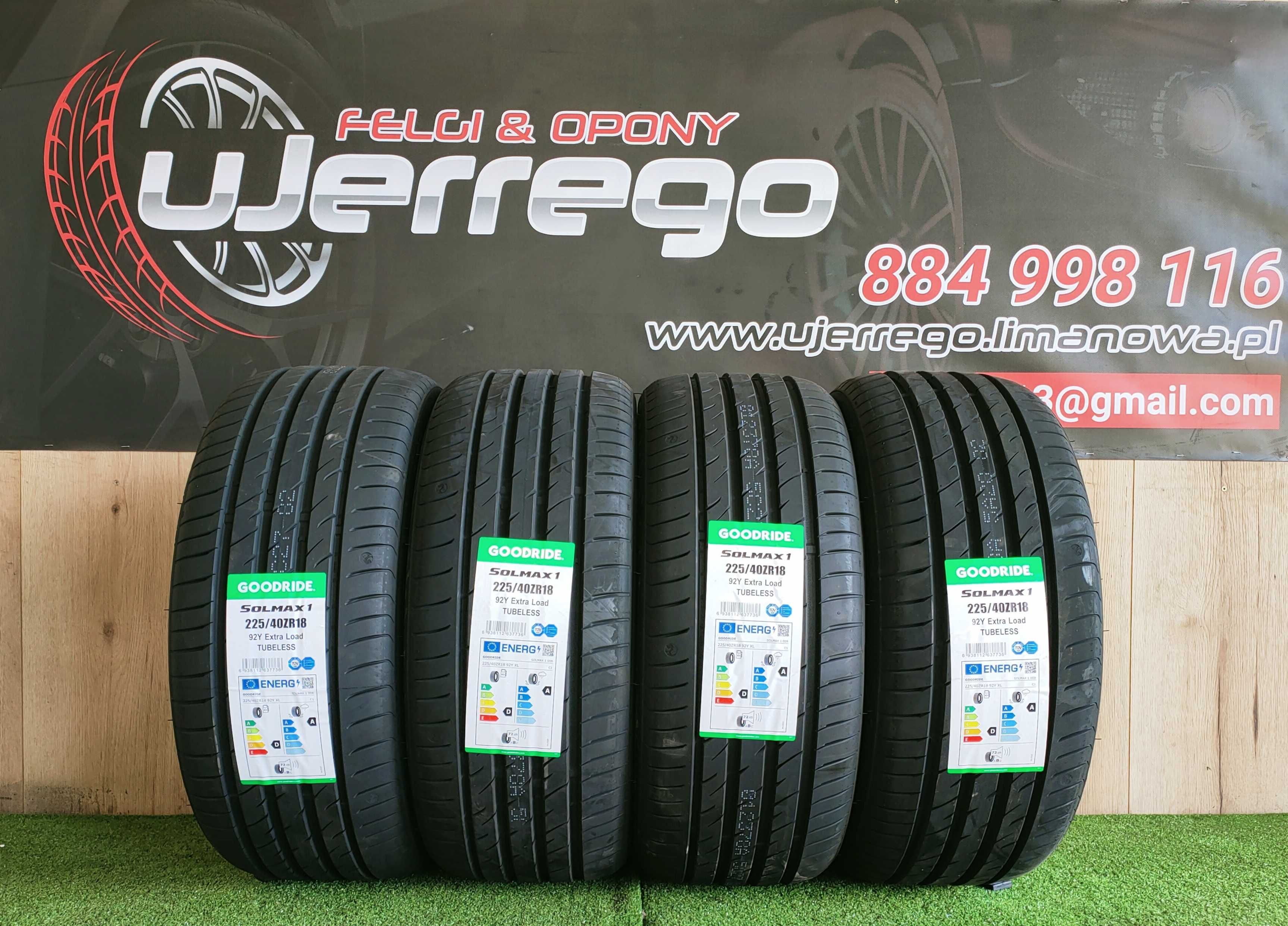 NOWE Opony GOODRIDE Solmax 1 - 225/40/R18 - 92Y