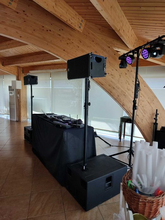 Som e Luz para pequenos eventos