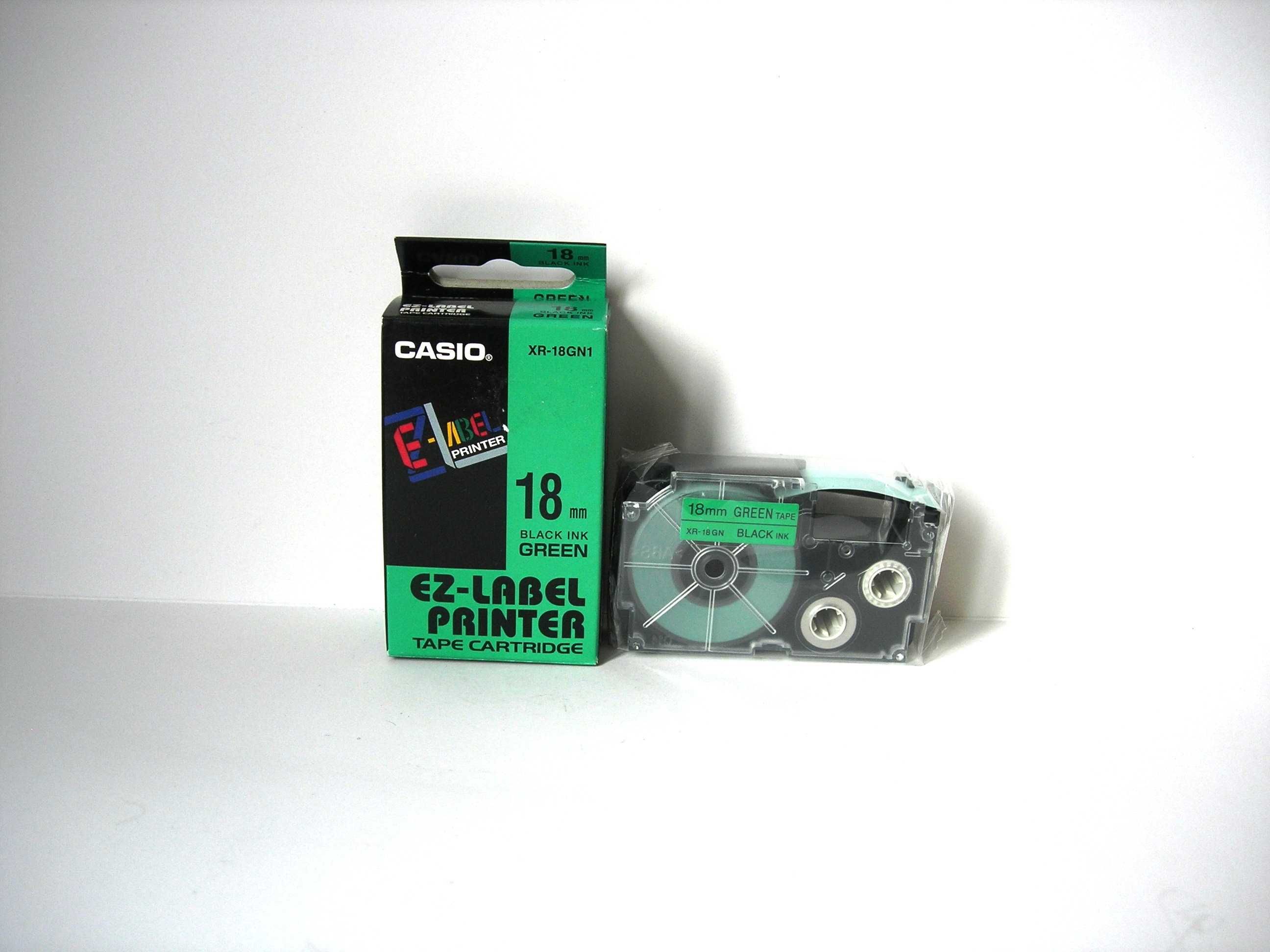 Tasiemka Casio XR-18GN1 zielona oryginał nowa