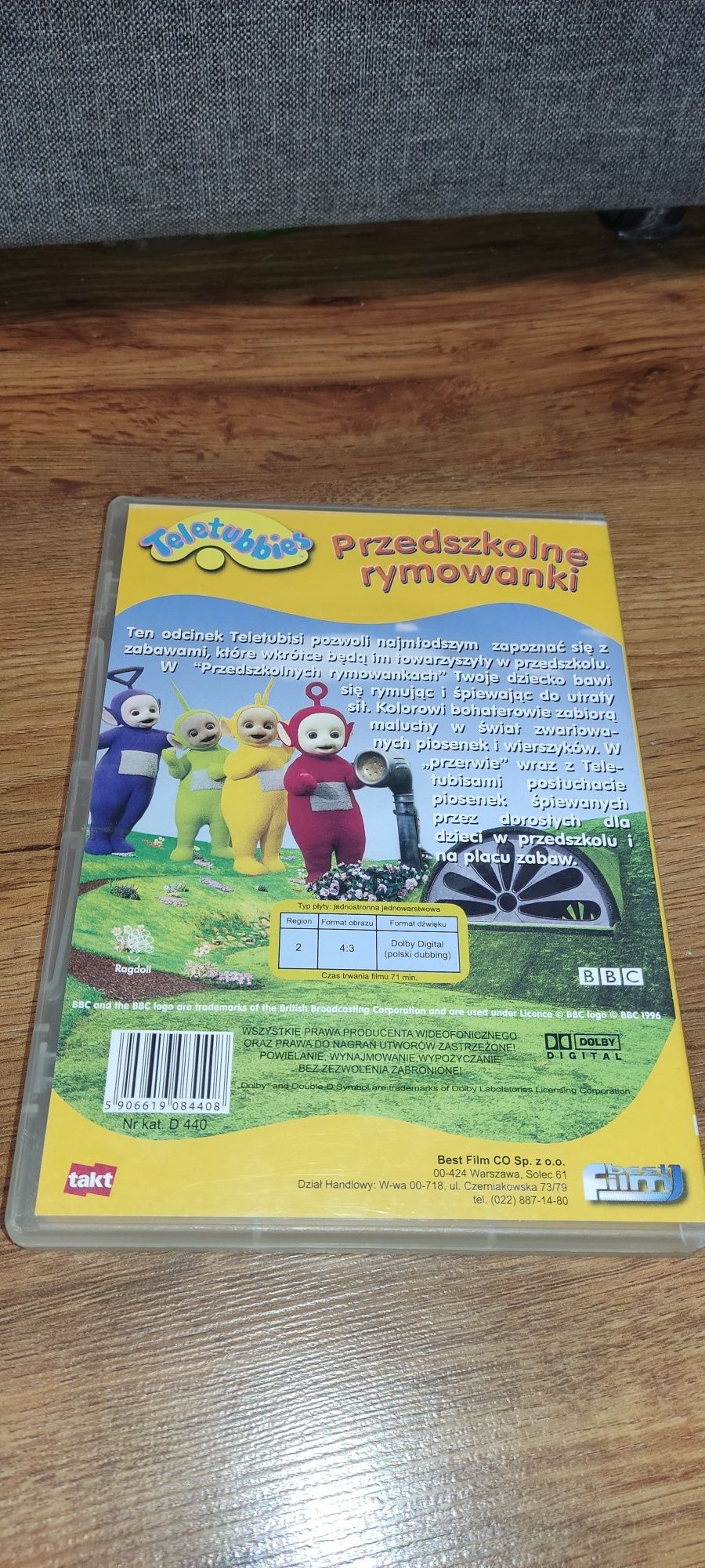 Teletubbies Teletubisie Płyta DVD Przedszkolne rymowanki