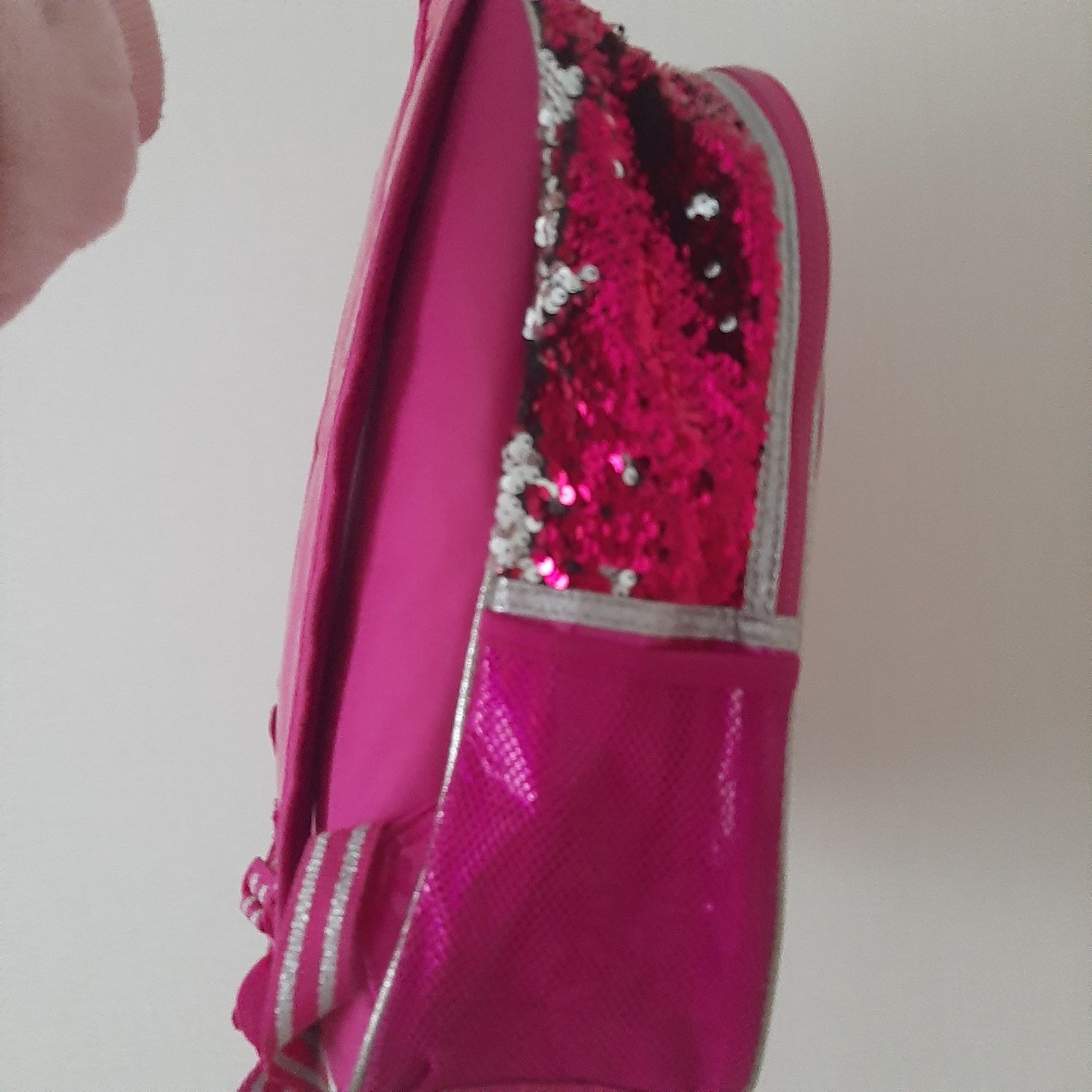 Детский розовый рюкзак Twinkle toes с пайетками