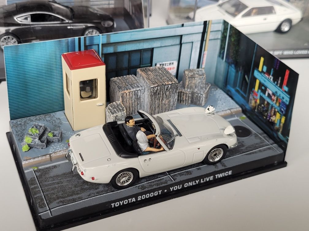 Kolekcja 10x JAMES BOND 007 Modele AUT diorama sceny RARYTAS DLA FANA