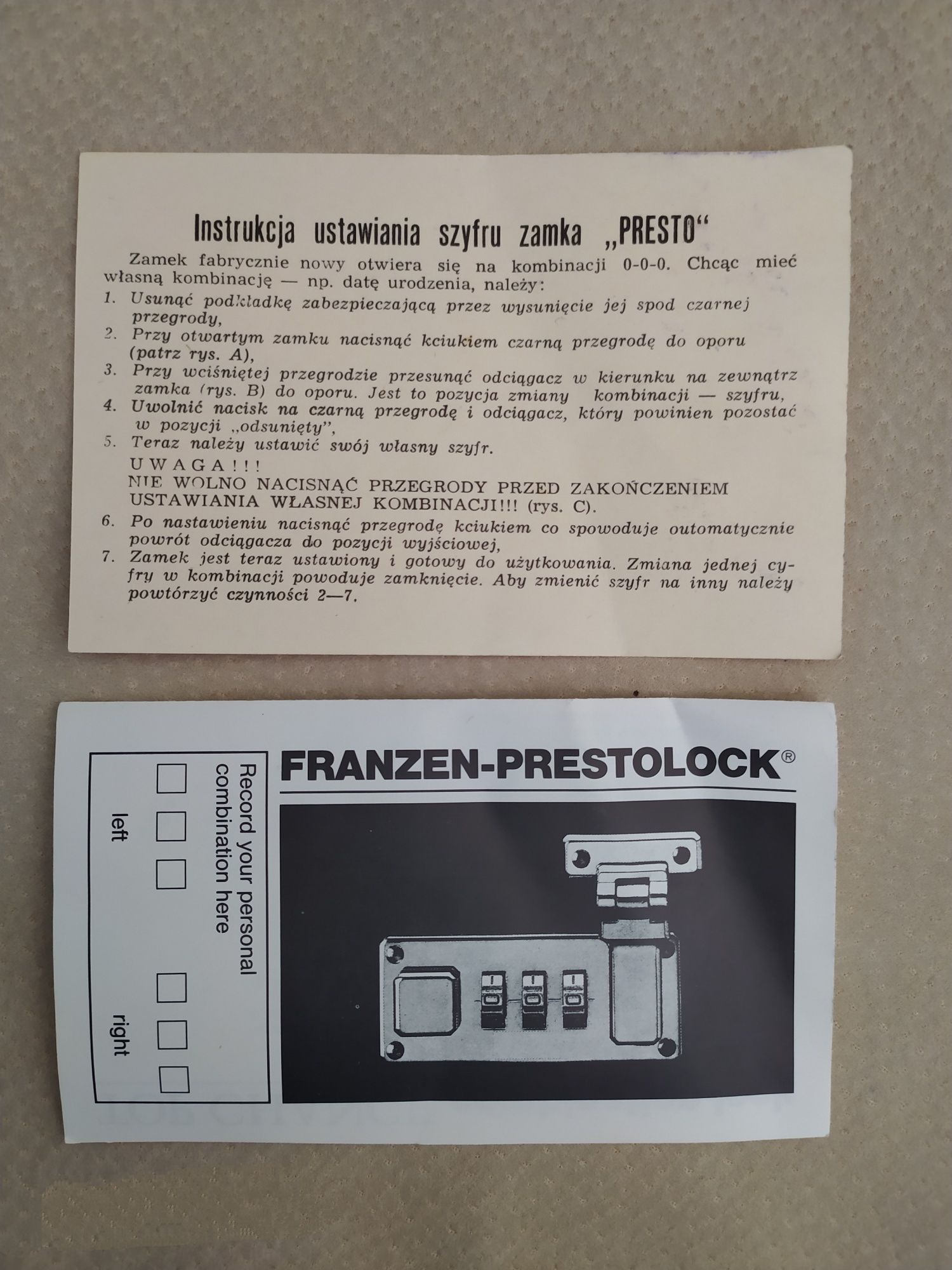 Teczka, neseser, walizka PRL