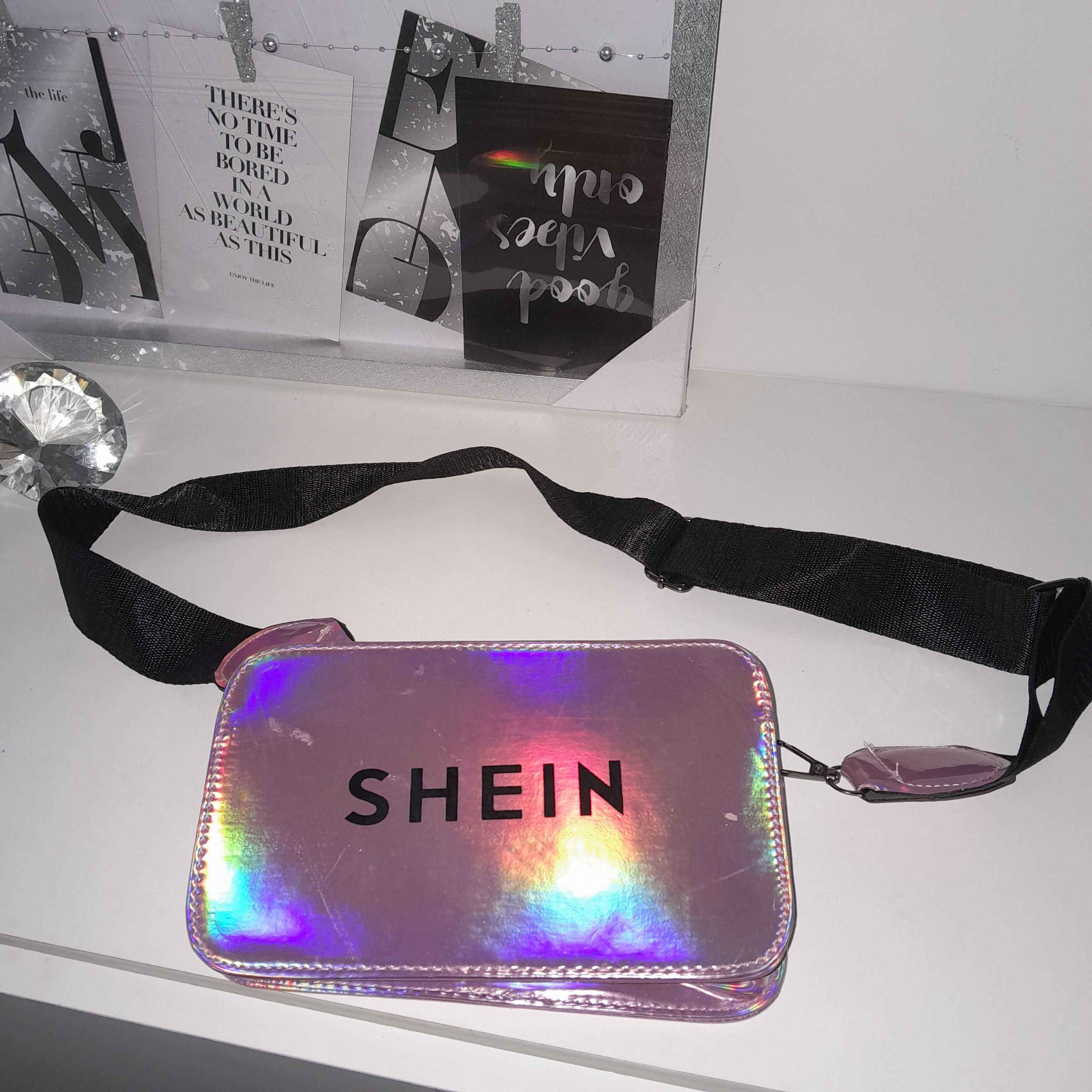Holograficzna torebka Shein