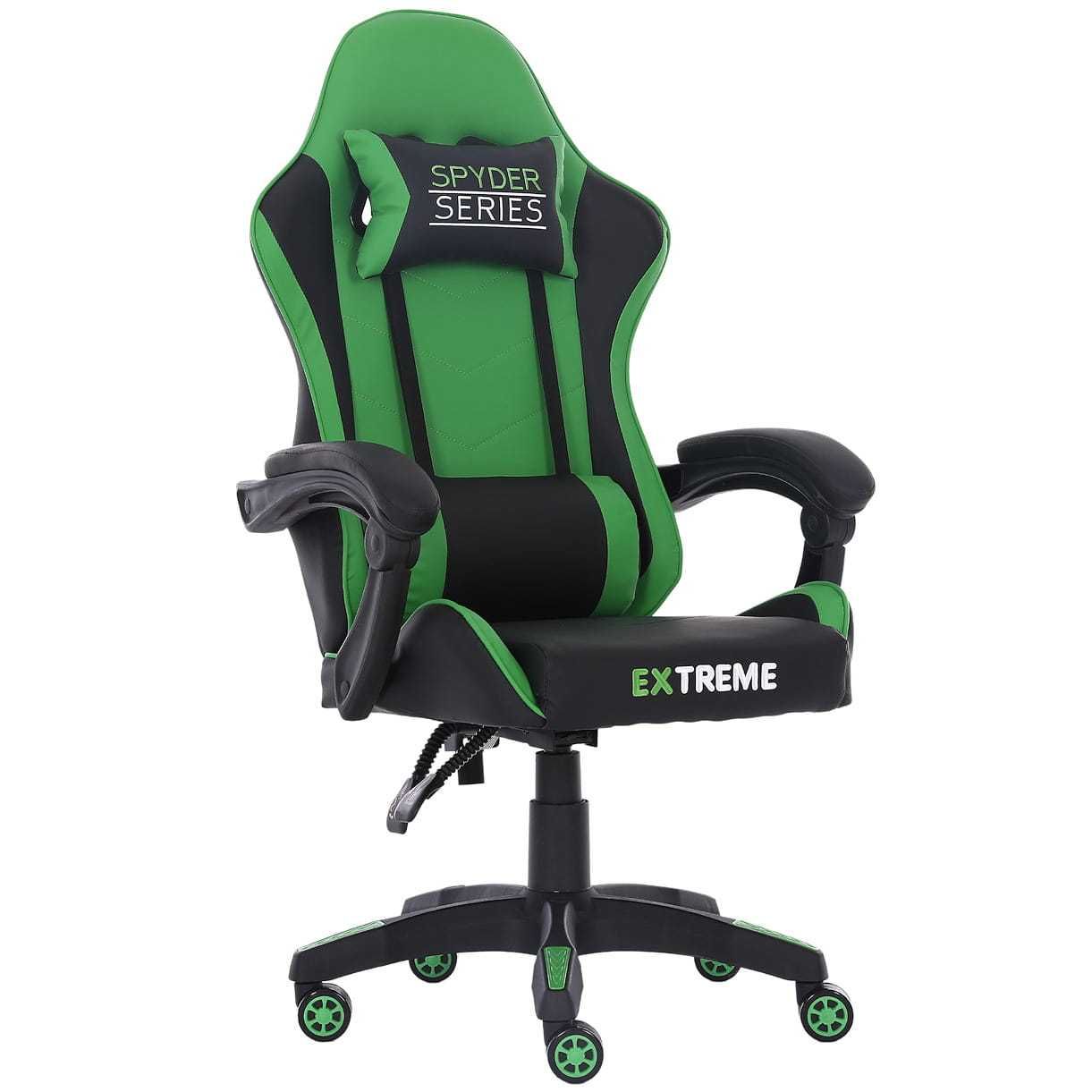 Fotel do biurka Spyder Green dla Gracza