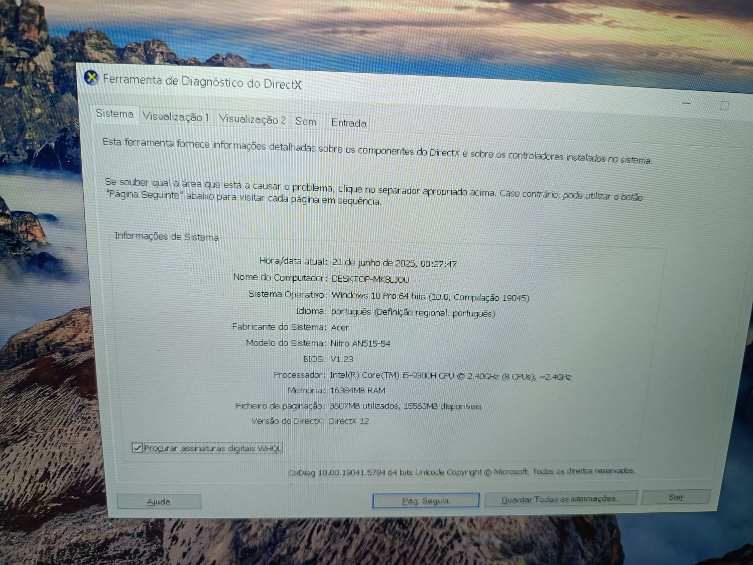 Portátil Gaming 144hz