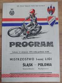 Program żużlowy 1978