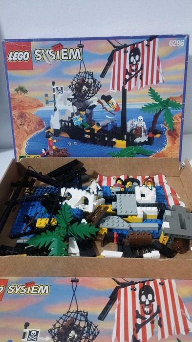 LEGO System 6296 Barco de Piratas (Caixa + Lego + Manual) - COMPLETO