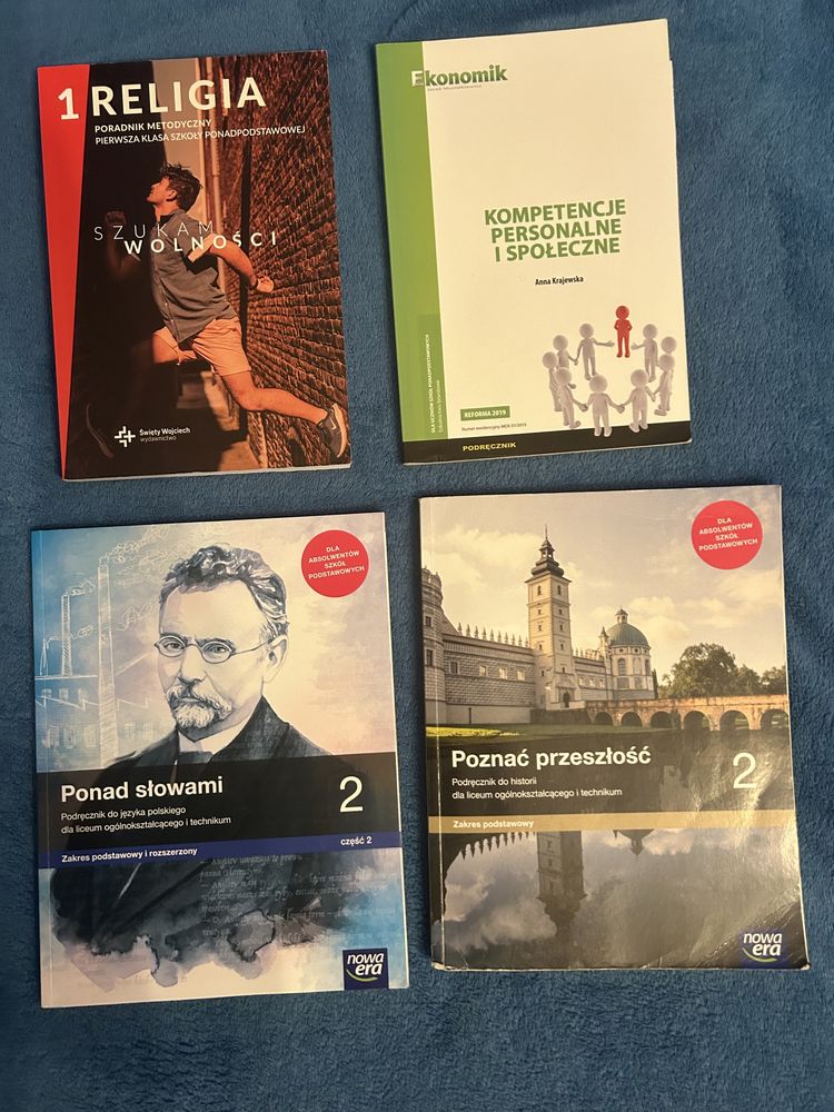 Podręczniki do klasy 1, 2 i 3 technikum/liceum
