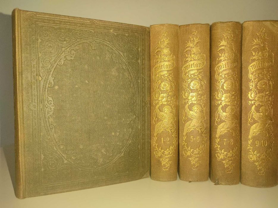 Старинные редкие книги. Все работы Виланда. 1855 год.