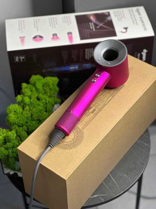 Фен Дайсон HD08 Идентичный Лучшая Модель Рожевий Fucksia/Nickel