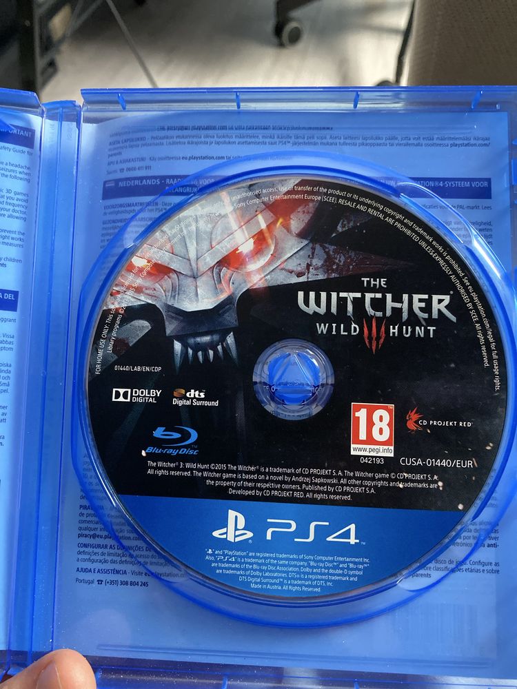 Gra na ps 4 Wiedzmin 3