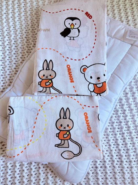 Pościel dla maluszka 95x135 do łóżeczka bawełniana