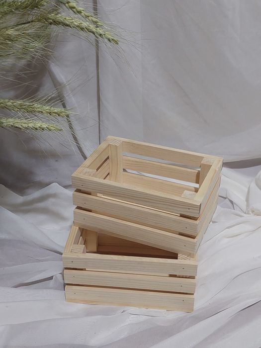 Ящик дерев'яний декоративний кашпо упакування  органайзер